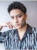 ダークラベンダーアッシュショート【メンズサロン/ 上野駅】