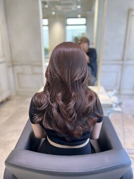 アソビセカンド 原宿(ASOBI 2nd) 前髪/マチルダボブ/ピンクベージュ/インナーグレージュ/ブルー