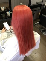 デュオ(DUO)&nbsp;ブリーチ１回でのレッドオレンジ