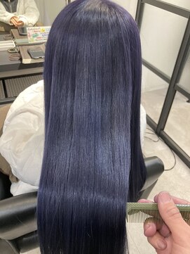 アレクサ ひばりヶ丘(ALEXA) 【ALEXAひばりヶ丘】ケアブリーチWカラー×ディープアメジスト