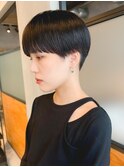 メンズライク刈り上げ女子ボーイッシュショートマッシュショート