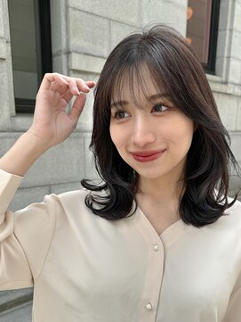 レスピア 銀座(Respia) 大人可愛い暗髪ミディアムヘア【銀座/有楽町】30代40代50代