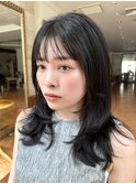 ◆ミディアムレイヤー/レイヤーカットロング/銀座/ワンカール