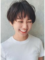 アン センター南(un)&nbsp;マッシュショート＋イルミナカラー【髪質改善オージュアサロン】
