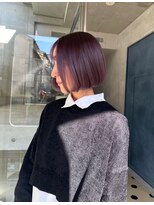 ヲタク(wotaku.)&nbsp;ピンクラベンダー暖色カラーカシスカラーピンクカラーミニボブ