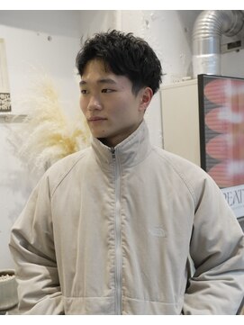 ベンジー 天神店(benji) 大人パーマ/メンズショート/ピンパーマ　天神/大名