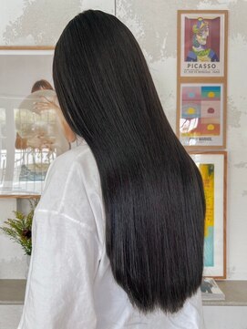 ニュイ(NUIT) ダブルカラーミルクティーベージュカラーブルーブラックブリーチ