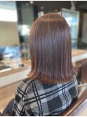 肩はねボブ/春カラー/水素トリートメント