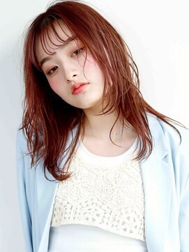 ティファ 自由が丘店(Tiffa) チェリーブラウン/ミニウルフ/デジタルパーマ　【自由が丘】