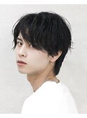 ソフトツイストパーマ　シースルーマッシュ