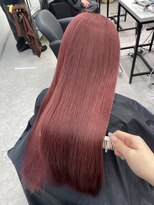 ペレ 渋谷(PELE)&nbsp;くびれヘア/アプリコットオレンジ/夏のヘアアレンジ/渋谷