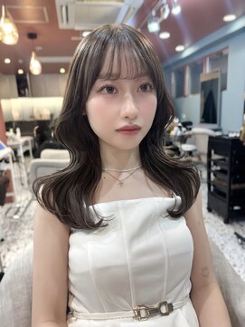 レイラバイアフロート 吉祥寺(Lila by afloat) レイヤーカット/顔まわりカット/おくれ毛カット/ベージュ