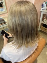 ジール(zeal)&nbsp;ミディアムヘア/デザインカラー/フェイスフレーミング/成田