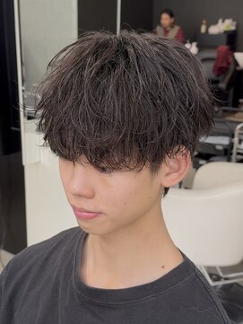 エデアンホンテン メンズサロン(EDEAN 本店 （旧：EDEAN 上通）) 熊本シャドウパーマ メンズヘア ツイストスパイラル 波巻き