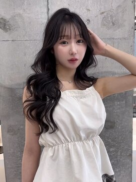 ロンドミラー 博多店(Lond Mirror) 黒髪カタログココアベージュ小顔オリーブグレークラゲヘアー博多