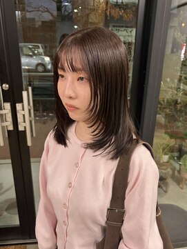 アイフィ(iFY) 【iFY 大川】内巻きレイヤー×グレージュ