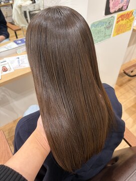 髪質改善トリートメント顔周りカット10代20代30代透明感カラー