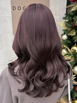 ドッグマニアピンチアオヤマ(DOGMANIA PiNCH AOYAMA) ブリーチなしダブルカラー/ピンクラベンダー/表参道