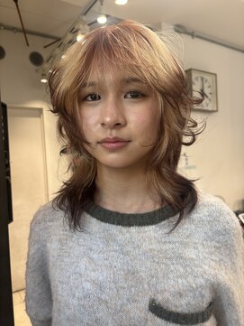 ナループロアツム(Nalu pu loa Tsum) マレットヘア/ウルフ/デザインカラー