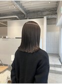 ミディアム/グレージュカラー/枚方美容室
