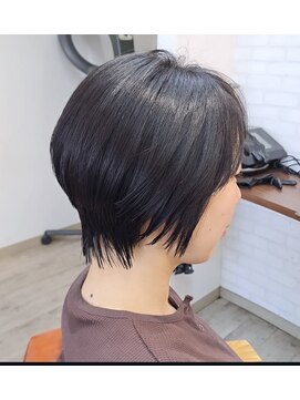 ヘアーサロン カヴィエ(hair salon covie) ショートスタイル　くびれショート　グラデーションボブ