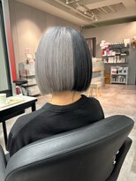 ポノ(po_no) ホワイトシルバーツートンカラーデザインカラー