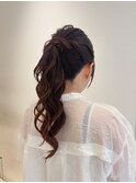 フワフワポニーテール　10代20代30代