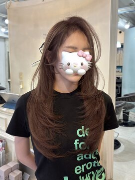 ヘアーアンドメイク シークタチカワ 立川店(Hair&Make Seek) 【澤飯】ブリーチなしW color ショコラベージュ×layer