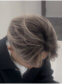海外風センターパート×メンズバレイヤージュ町田美容室