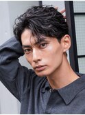  フェザーショートフェザーパーマニュアンスパーマショートヘア