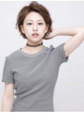 シャンプー 本店(SHAMPOO) ユニセックスなかきあげショート