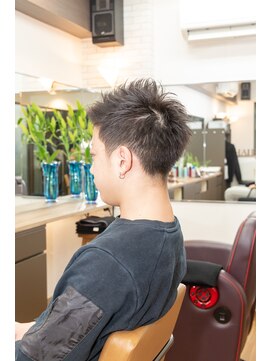 ヘアージャンティ(HAIR GENTIL) メンズ　ベリーショート　【 ノーバング × アップバング 】