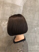 モールヘア 西中島店(MOOL hair)&nbsp;大人かわいいワンレングスボブ/プラチナカラー