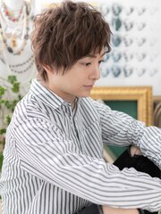 くせ毛風パーマでセクシー★かき上げヘアa浦和10代20代30代