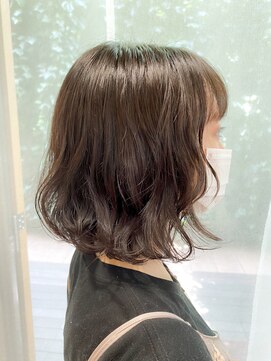 ジェノ(JENO by apish) 【若奈】伸ばしかけボブにナチュラルパーマ