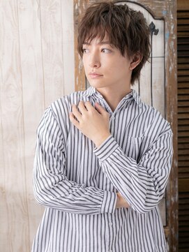 グルーミングサロン バーバー キャッスル 北浦和西口(Grooming salon Barber Castle) くせ毛風パーマでセクシー★かき上げヘアC