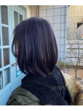 ラスティー(LUSTY) 静岡袋井美容室LUSTY　ダークパープル