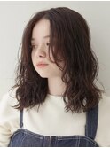  ボブ/カーキグレージュ/大人かわいい[恵比寿/恵比寿駅]
