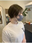 ハンサムショート大人小顔　丸み◎耳かけ　20代　30代
