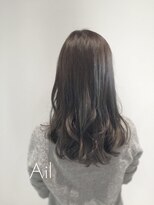 エイルミヤザキ(Ail Miyazaki)&nbsp;Ail style　ミルクティーアッシュグレージュ透明感カラー☆