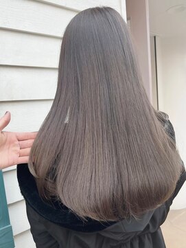 オースティン 流山おおたかの森(AUSTIN) 大人かわいい前髪セシルカットココアブラウンフリンジウェーブ