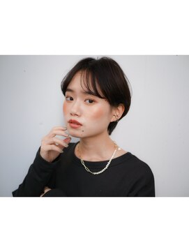 ファロ 二子玉川(falo) マッシュショート　センターパート【falo二子玉川】