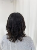 レイヤーカット×パーマ