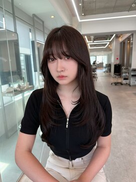 フィル 横浜(fil) ブラウニーベージュ_くびれヘアアプリコットオレンジ