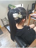 卒業式ヘアセット