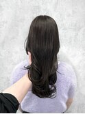アッシュブラウンカラー×ゆるふわウェーブ