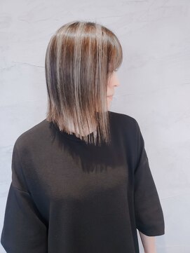 フォーカス 南流山店(FOCUS) 太めハイライト☆パッツンボブ