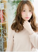 千早/髪質改善/ドーリーガール☆ハイトーンカラー大人波巻き♪a