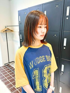 エトレ(etore) フェイスフレーミングオレンジカラー