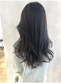 バックスタイル リアルヘア 透け感カラー 赤みなし グレージュ
